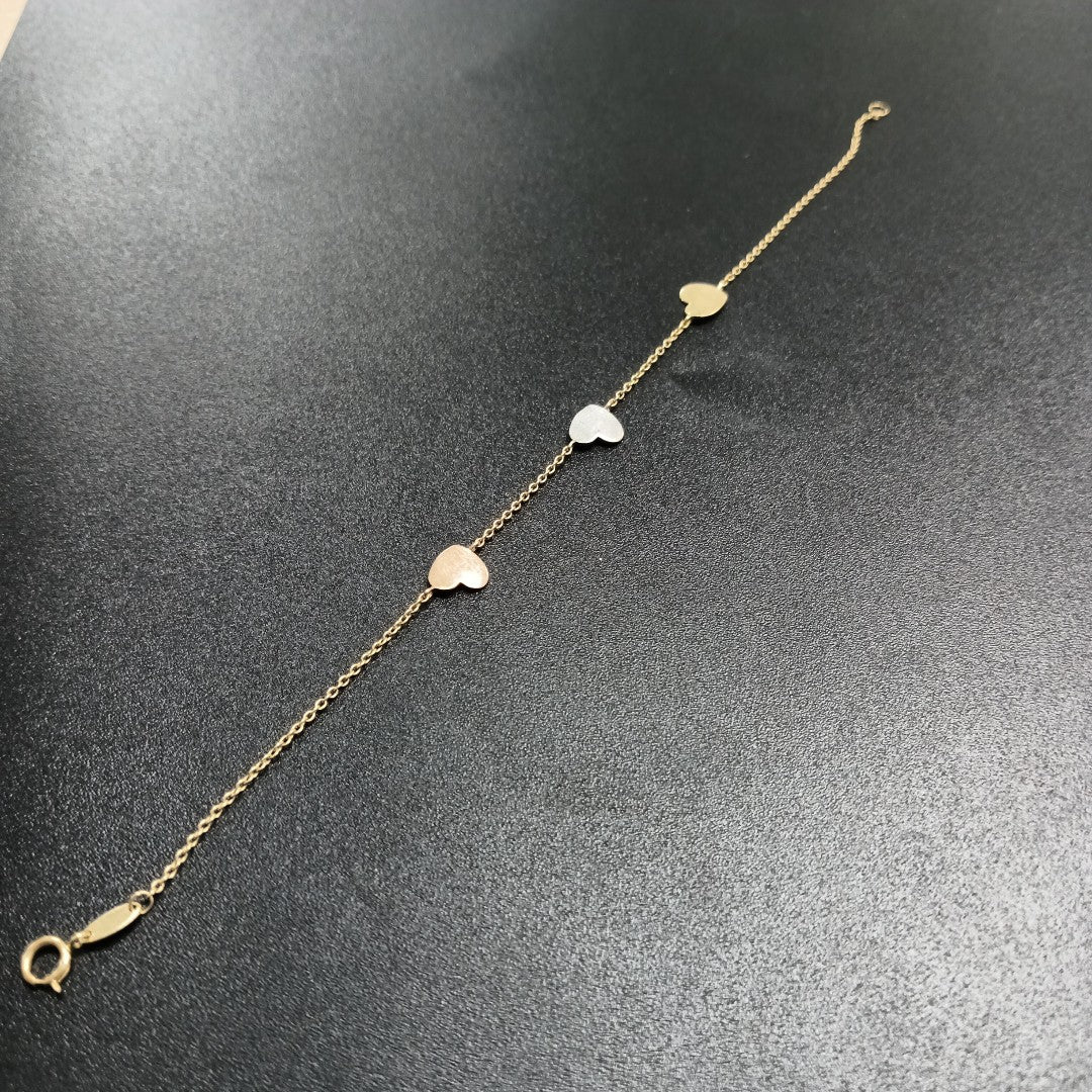 PULSERA ORO, ORO COMBINADO 14 K 1.4 GRMS (SEMINUEVO)