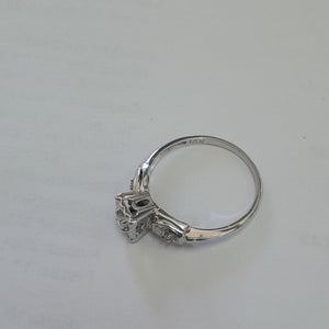 ANILLITO ORO, ORO BLANCO 14 K 1.8 GRMS (SEMINUEVO)
