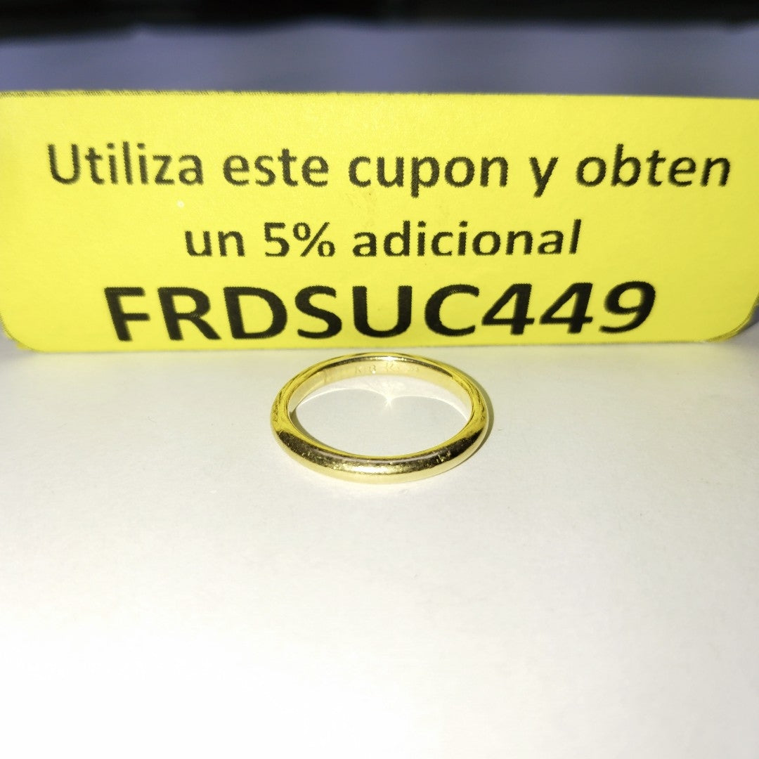 ARGOLLA ORO 18 K 3.1 GRMS (SEMINUEVO)