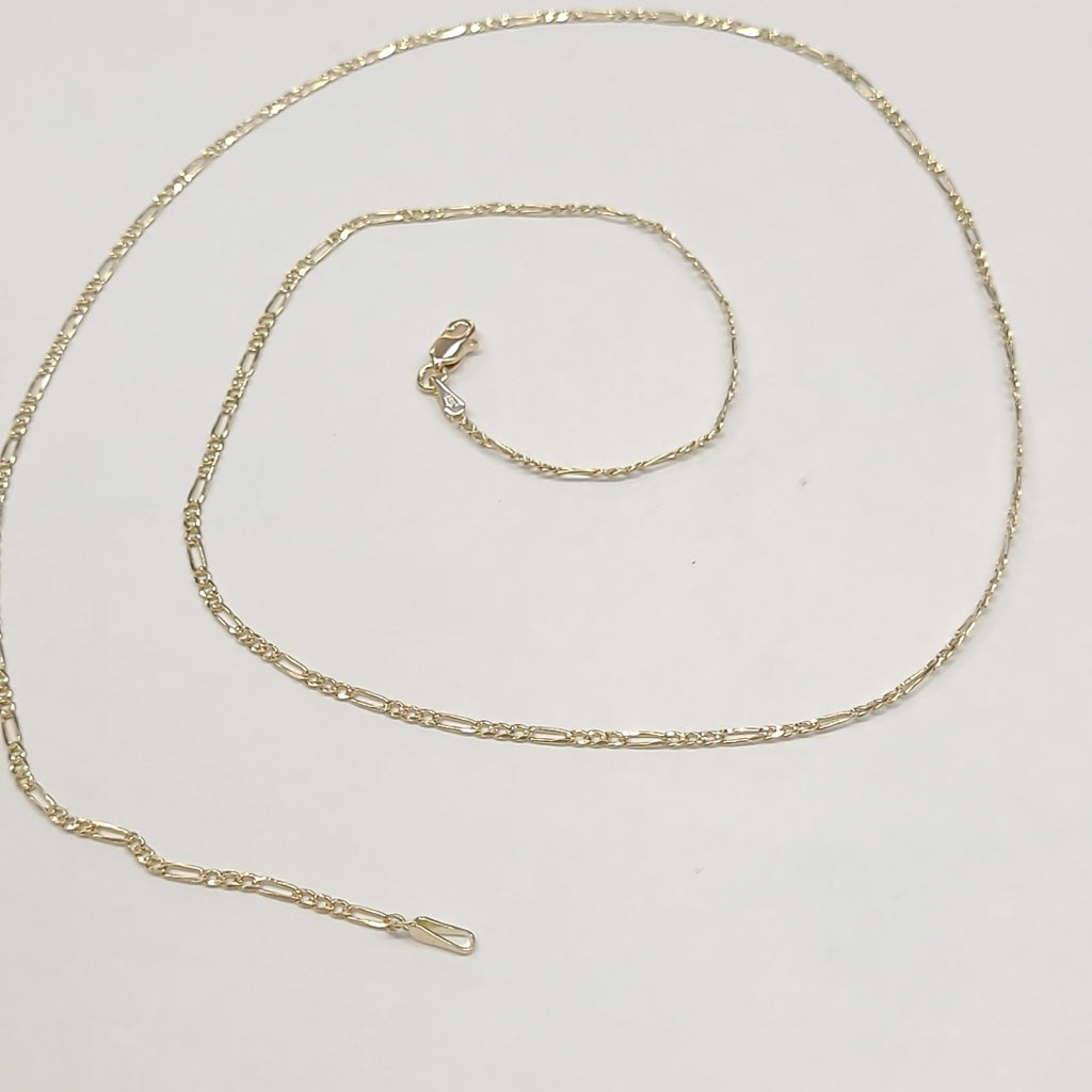 CADENAS 3X1 ORO 14K 55 CM 3.9 GR (NUEVO)