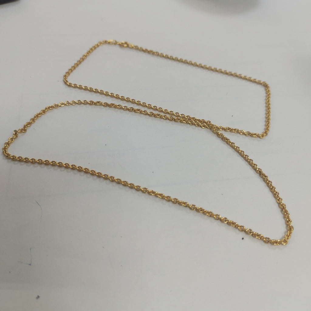 CADENA ORO 14 K 3.5 GRMS (SEMINUEVO)