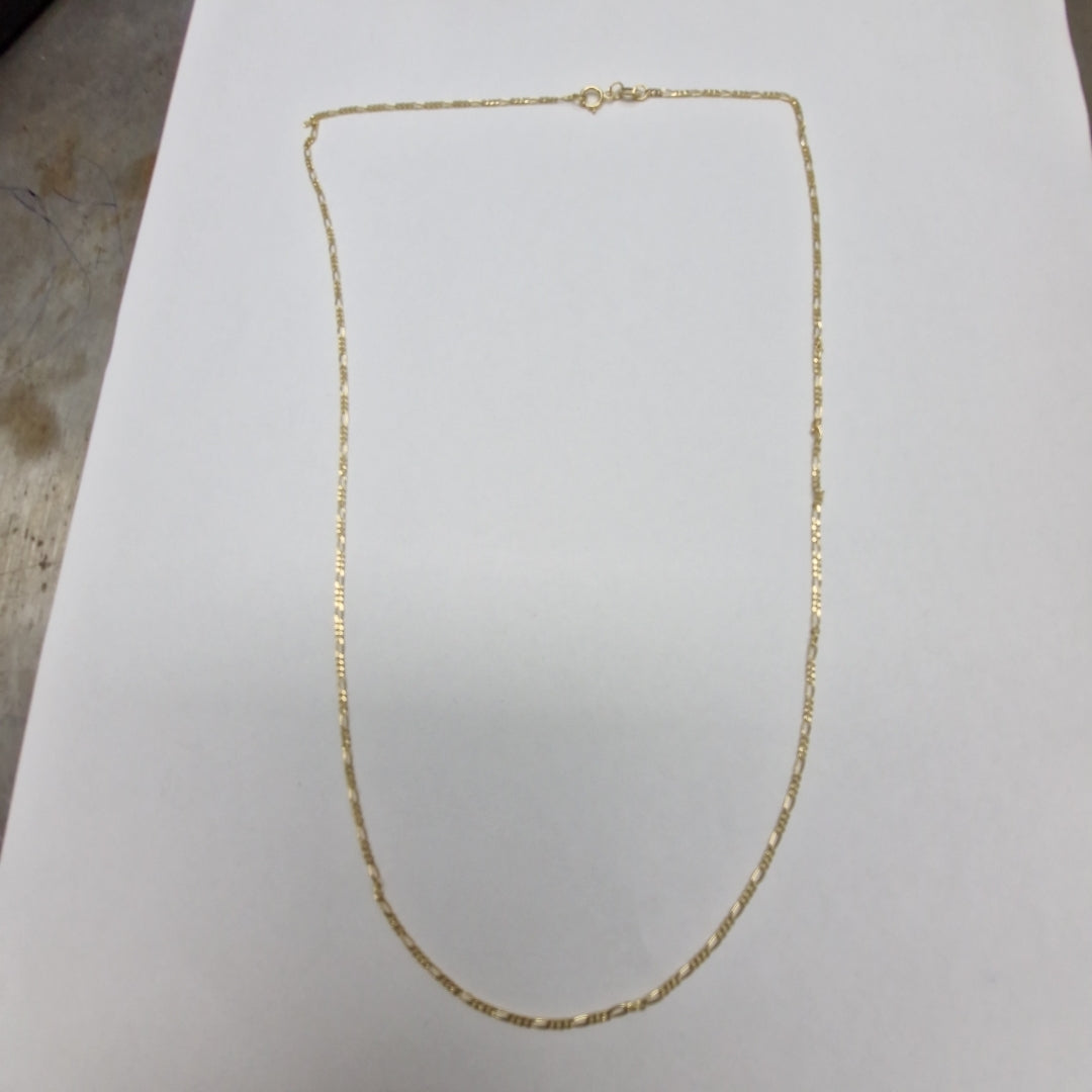 CADENAS TEJIDO 3X1 ORO 14K 55 CM 2.7 GR (NUEVO)