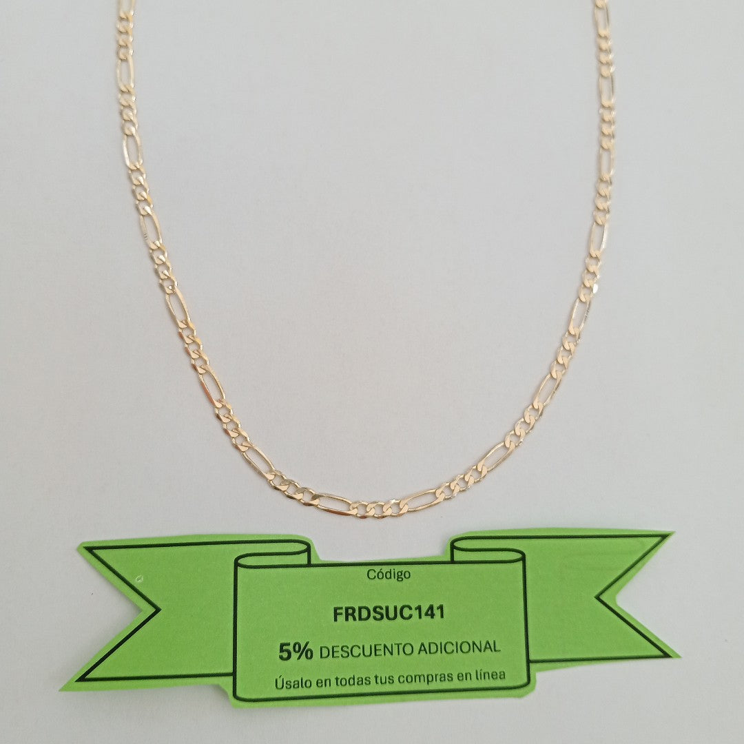 CADENAS 3X1 ORO 14K 60 CM 8 GR (NUEVO)