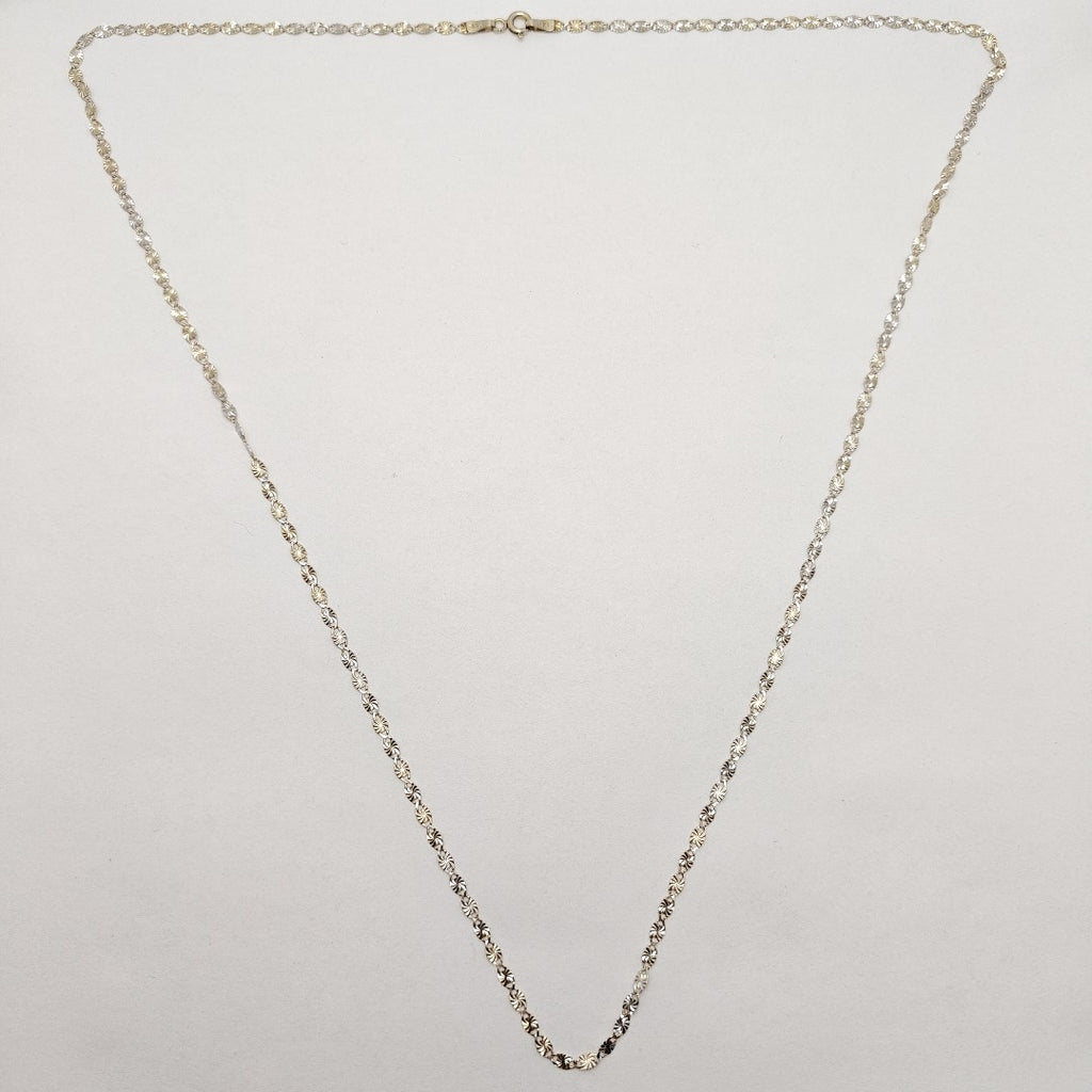 CADENA ORO BLANCO 14 K 3.3 GRMS (SEMINUEVO)