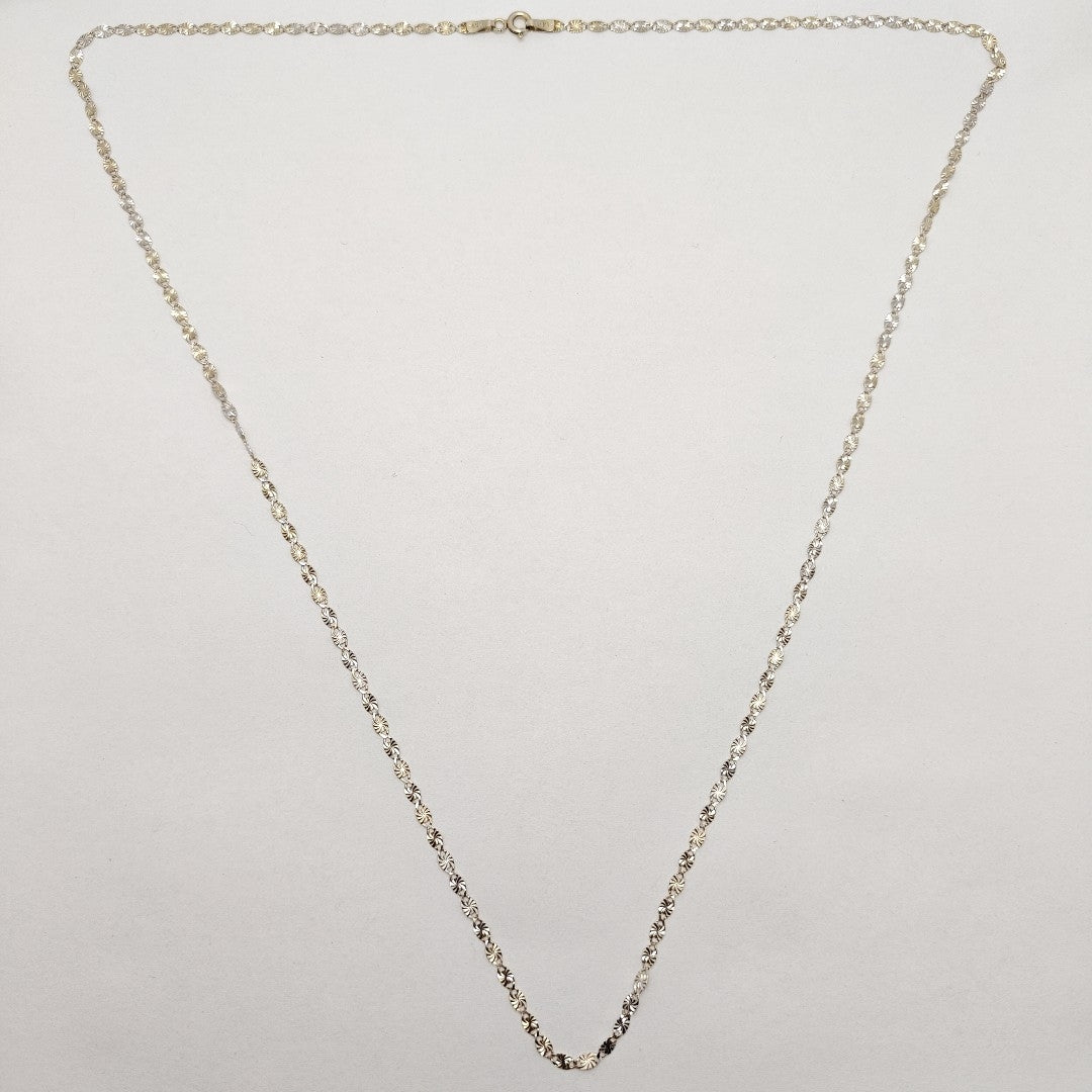 CADENA ORO BLANCO 14 K 3.3 GRMS (SEMINUEVO)