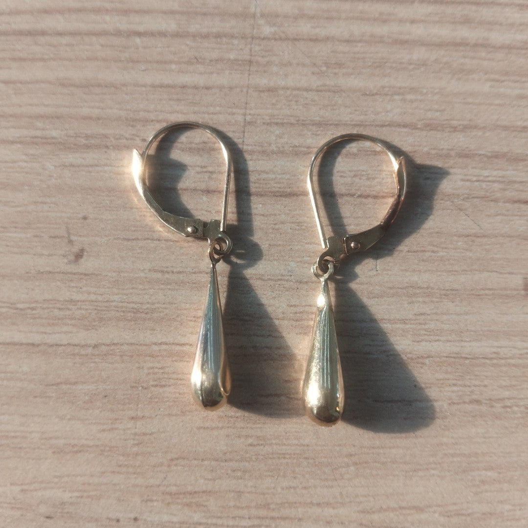 ARETES PAR ORO 14 K 1.1 GRMS (SEMINUEVO)