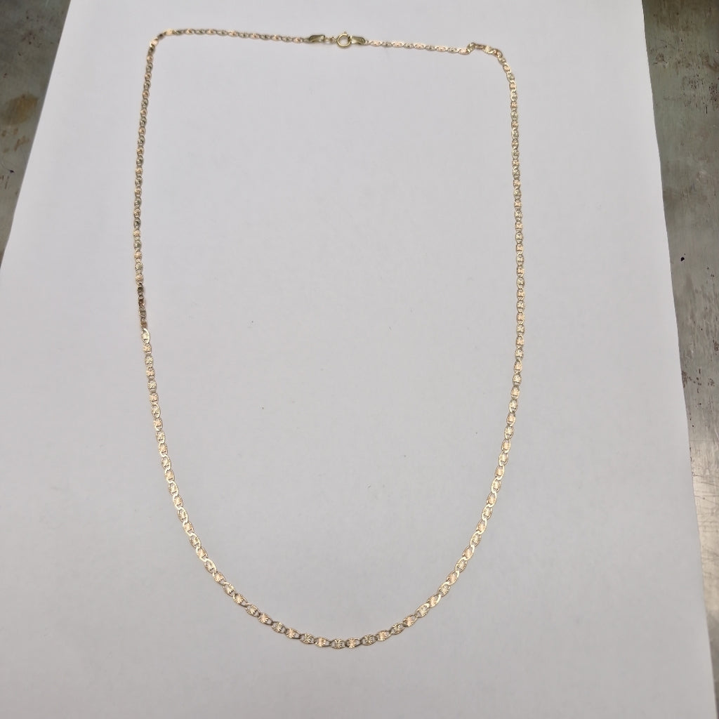 CADENAS TEJIDO GUCHI ORO 10K 60 CM 3.3 GR (NUEVO)