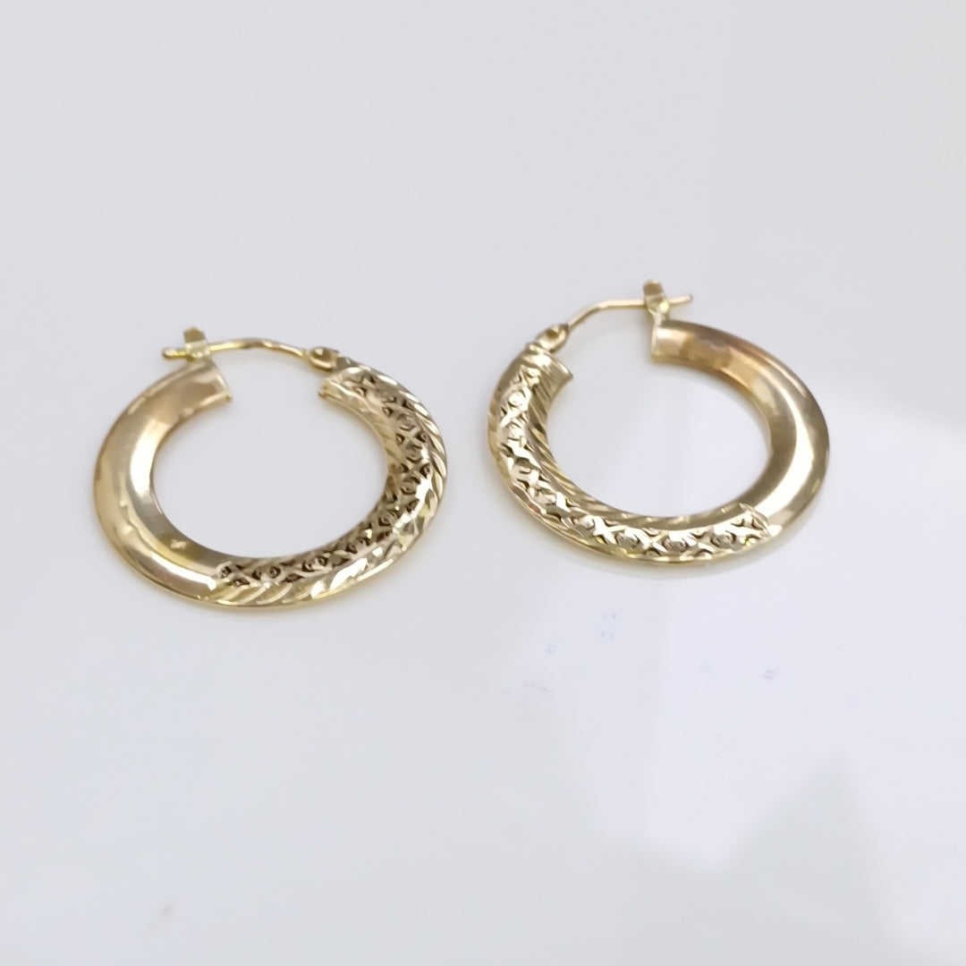 ARRACADAS PAR ORO 14 K 2.1 GRMS (SEMINUEVO)