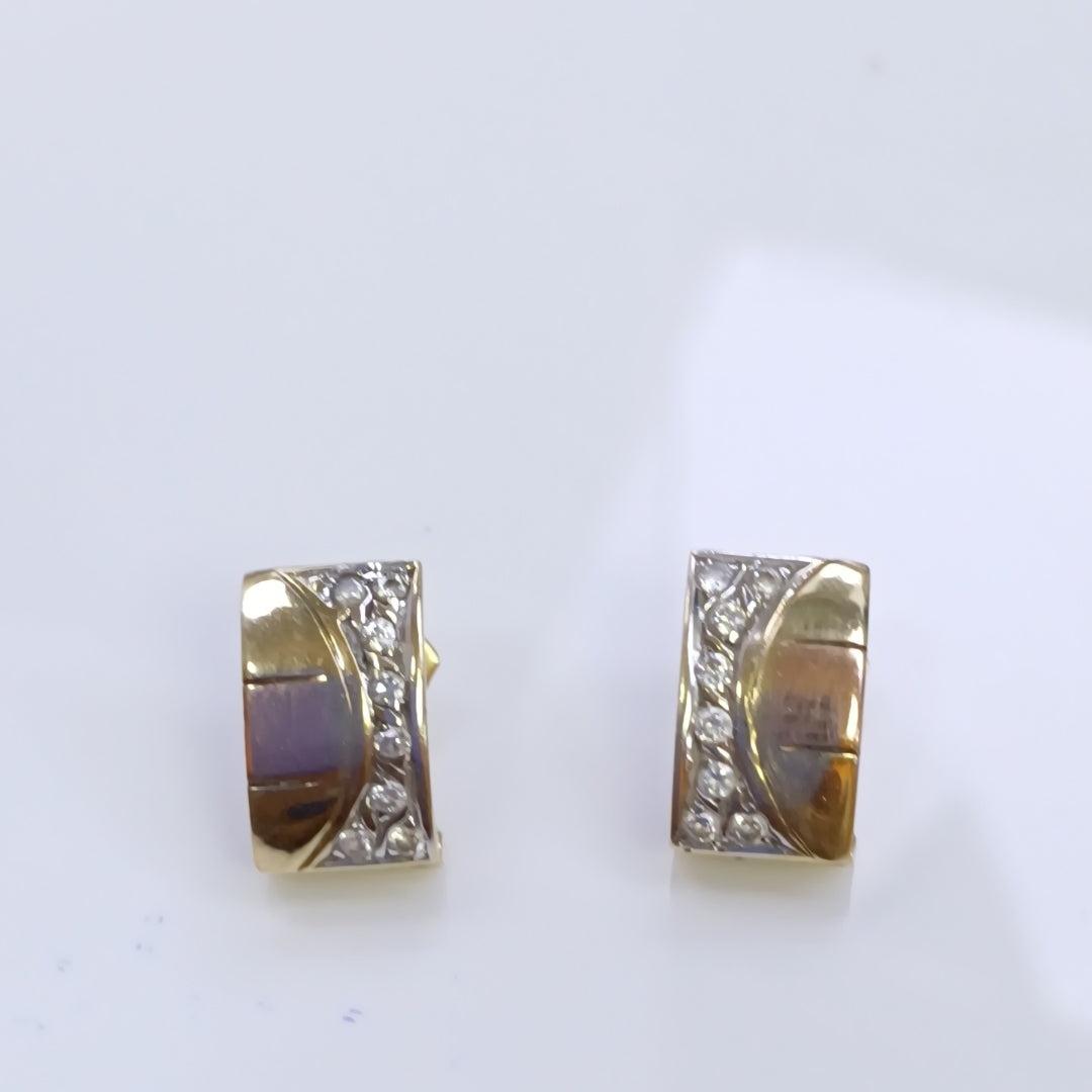 ARETES PAR ORO 14 K 4.8 GRMS (SEMINUEVO)