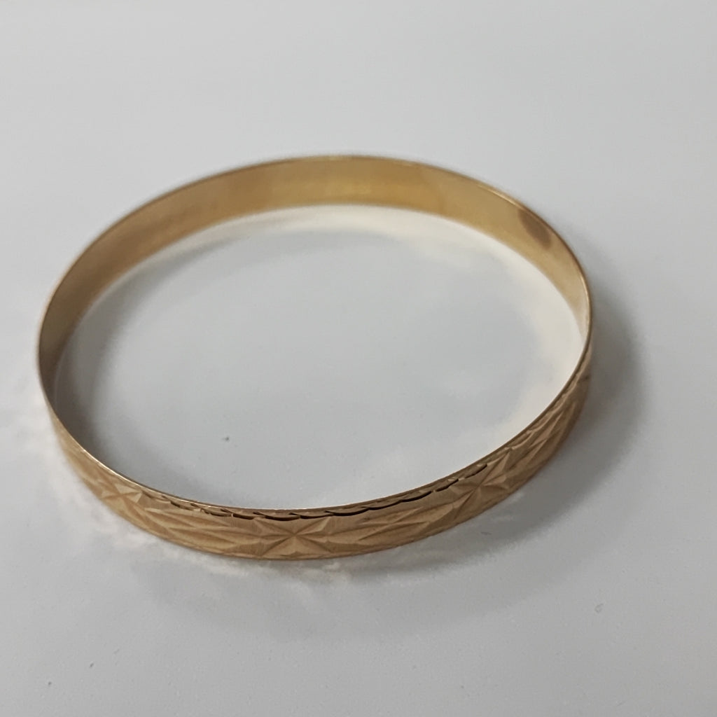 PULSERA RIGIDA ORO 14 K 11.9 GRMS (SEMINUEVO)