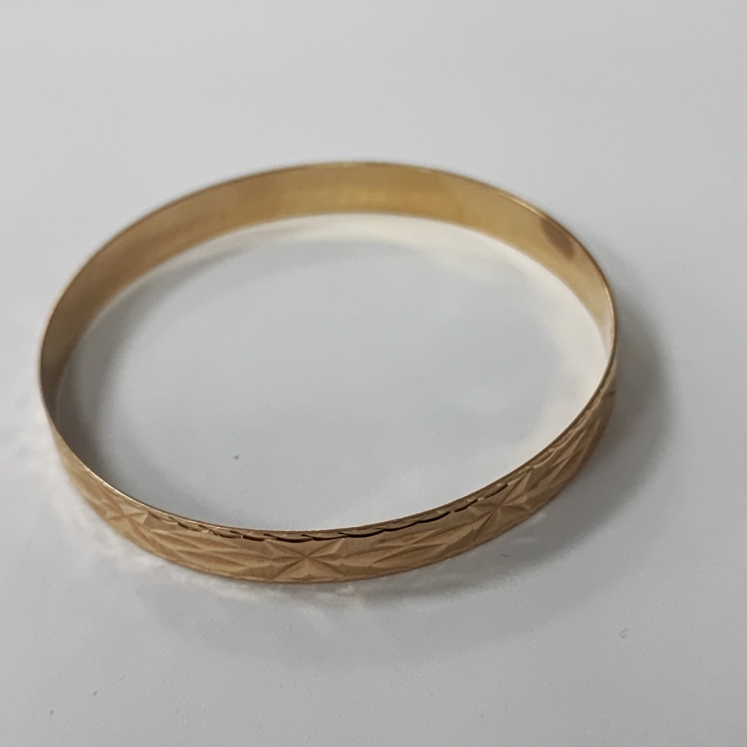 PULSERA RIGIDA ORO 14 K 11.9 GRMS (SEMINUEVO)