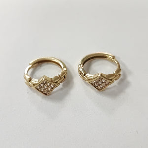 ARRACADAS PAR ORO 10 K 2.3 GRMS (SEMINUEVO)