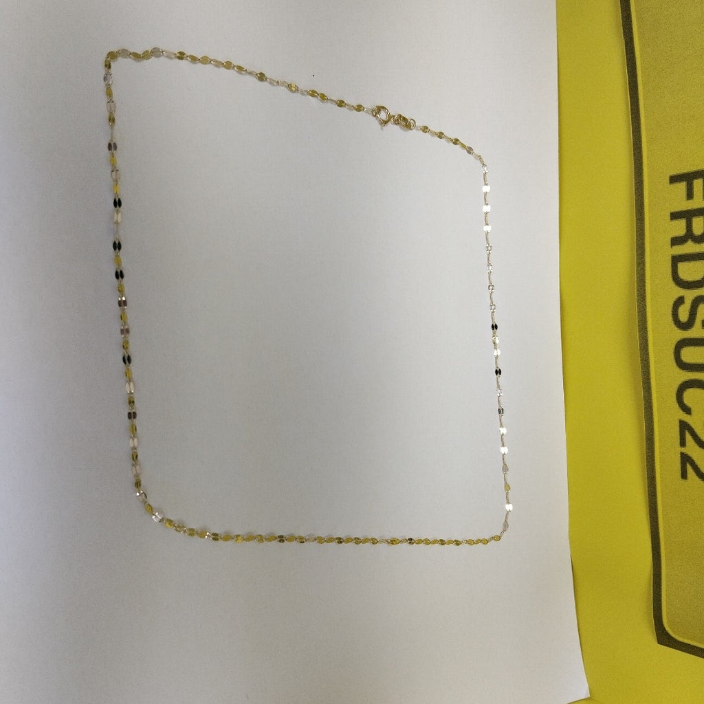 CADENAS TEJIDO ESPECIAL ORO 10K 50 CM 1 GR (NUEVO)
