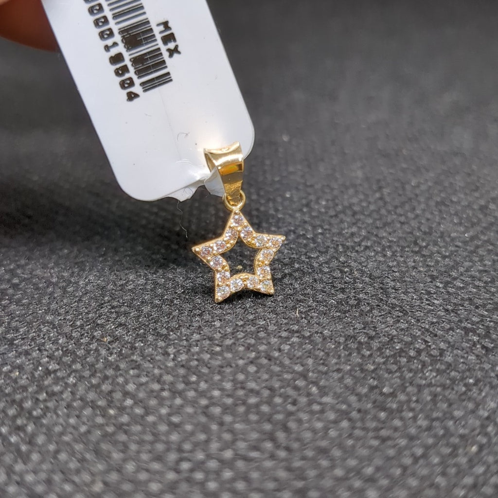 DIJES ESTRELLA C/CIRCONIAS ORO 10K 0.5 GR (NUEVO)
