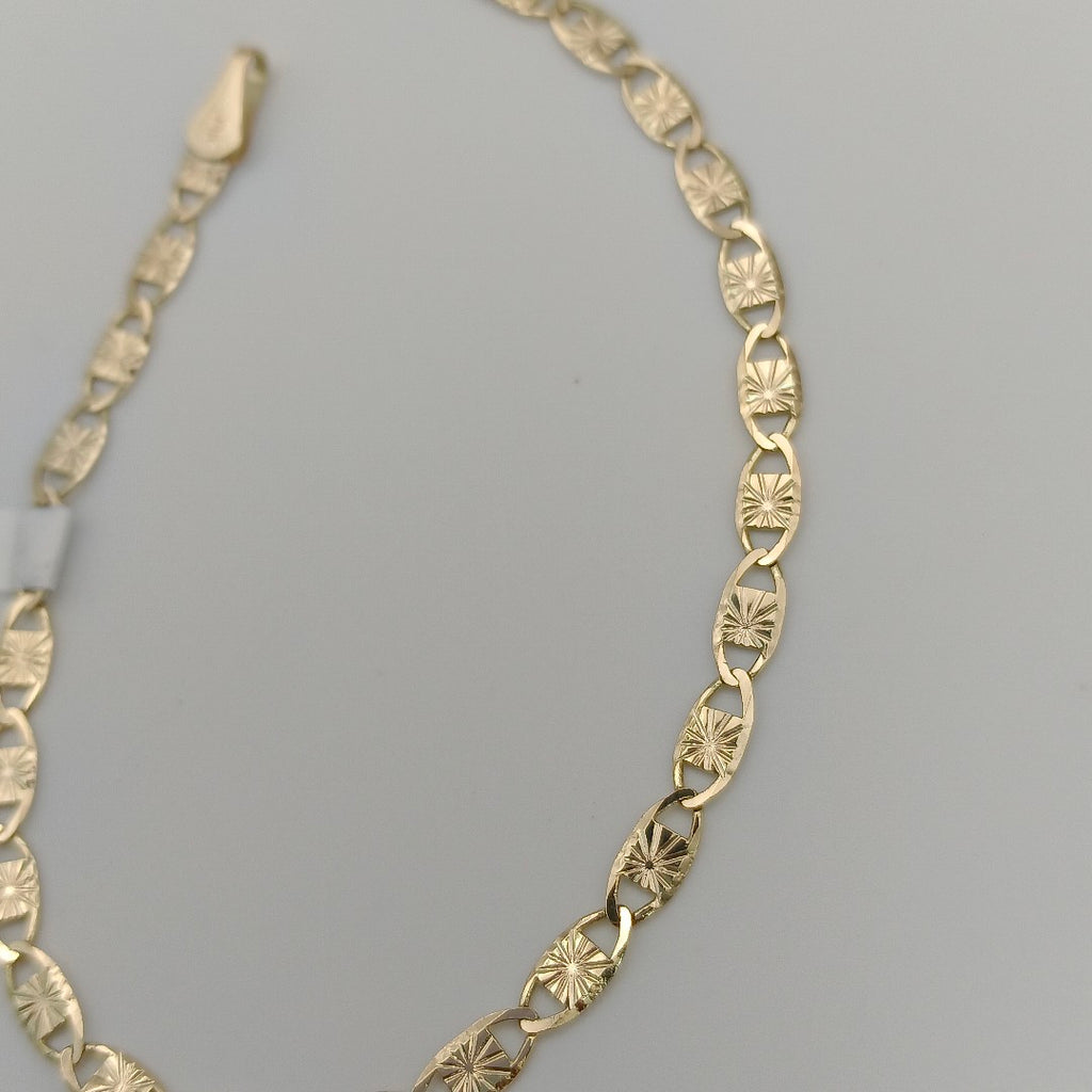 PULSERAS GUCHI ORO 14K 18 CM 2.9 GR (NUEVO)