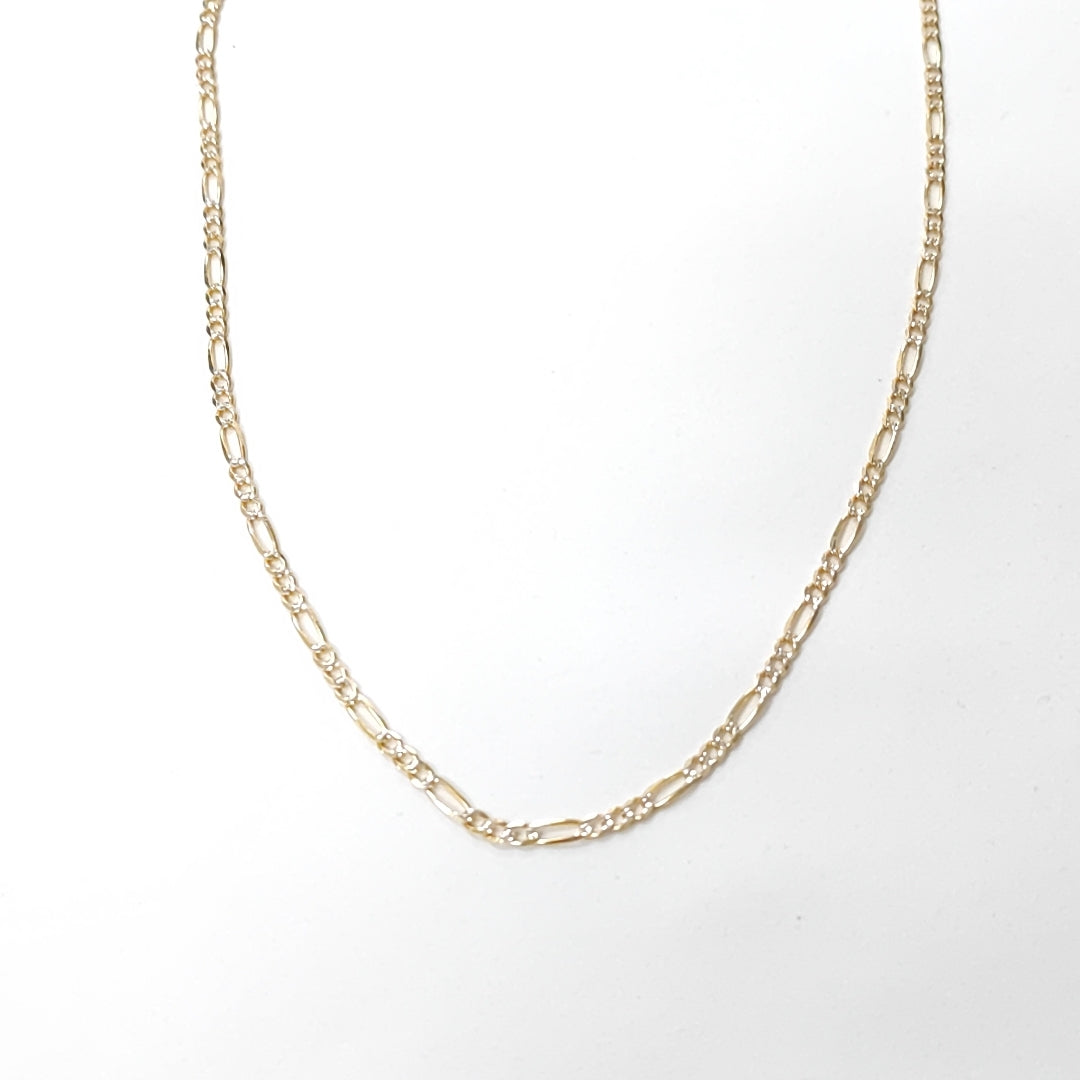 CADENAS 3X1 DIAMANTADA ORO 14K 55 CM 8.5 GR (NUEVO)