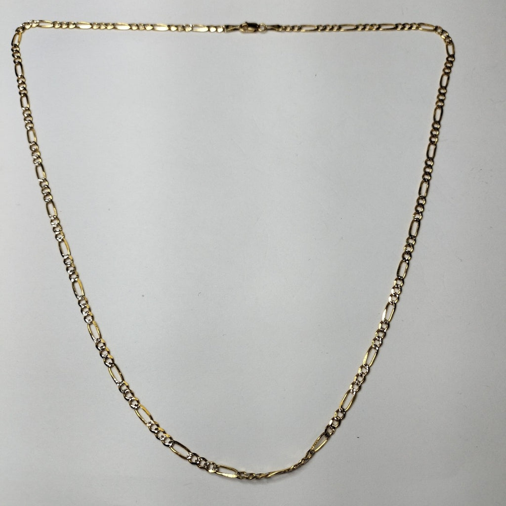 CADENAS 3X1 DIAMANTADA ORO 14K 55 CM 8.4 GR (NUEVO)