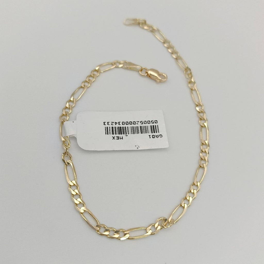 PULSERAS 3X1 ORO 14K 21 CM 3.3 GR (NUEVO)