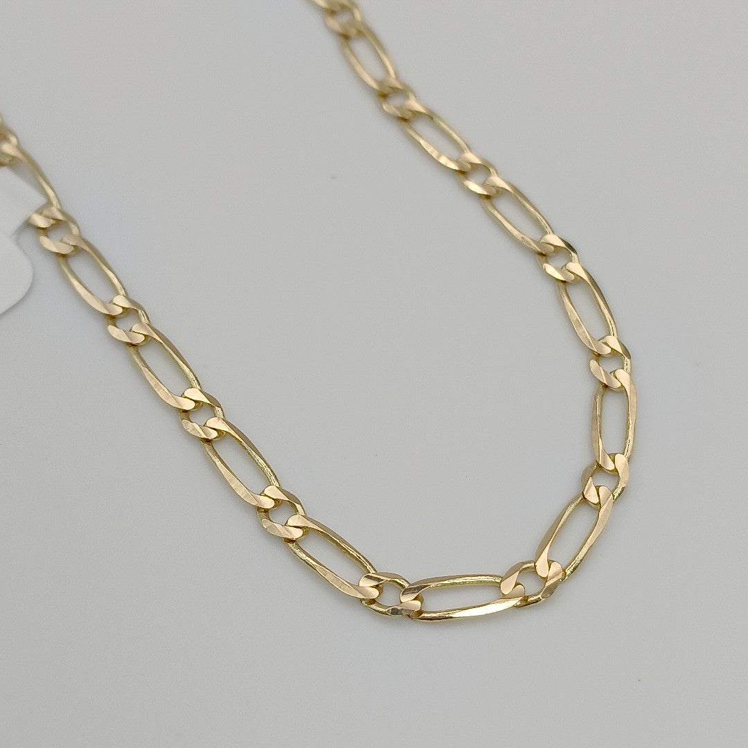 PULSERAS 1X1 ORO 14K 18 CM 2.7 GR (NUEVO)