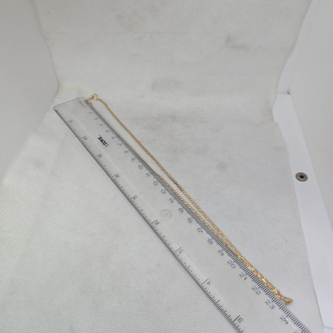 CADENA ORO COMBINADO 14 K 3.5 GRMS (SEMINUEVO)