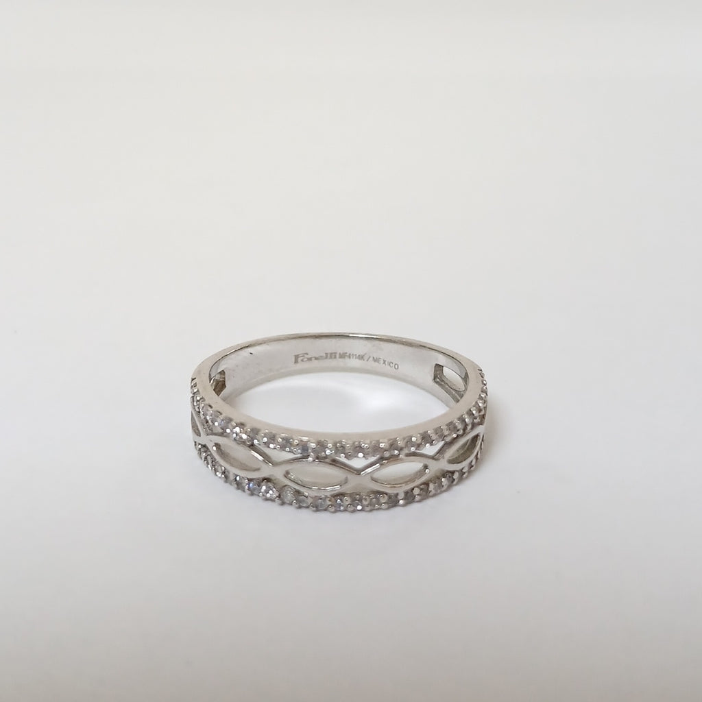 ANILLITO ORO BLANCO 14 K 2,40 GRMS (SEMINUEVO)