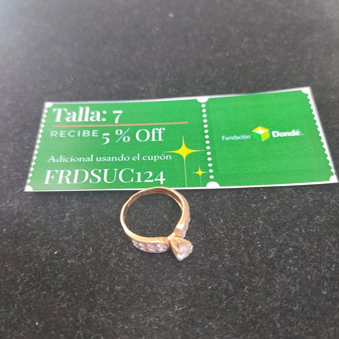 ANILLITO ORO 10 K 2.7 GRMS (SEMINUEVO)