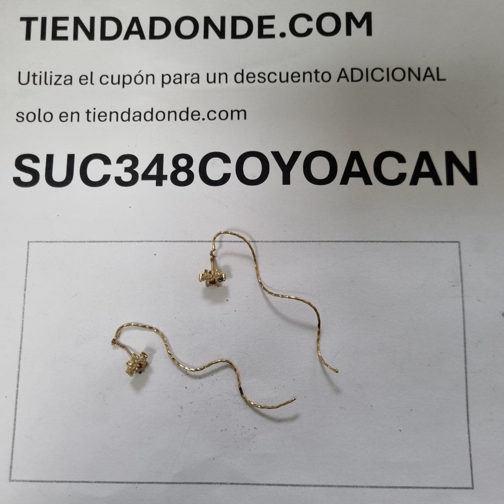 VIOLADORES PAR ORO 10 K 2.3 GRMS (SEMINUEVO)