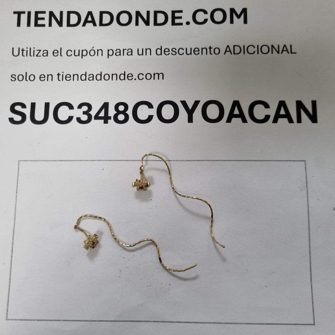 VIOLADORES PAR ORO 10 K 2.3 GRMS (SEMINUEVO)