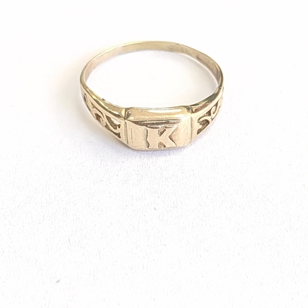 ANILLO ORO 10 K 1,40 GRMS (SEMINUEVO)