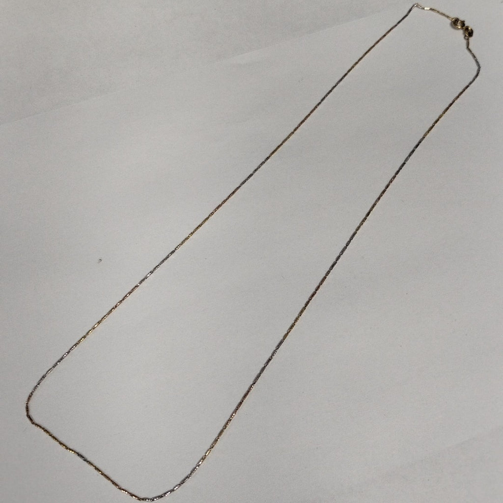 CADENA ORO,ORO BLANCO 10 K 2,40 GRMS (SEMINUEVO)