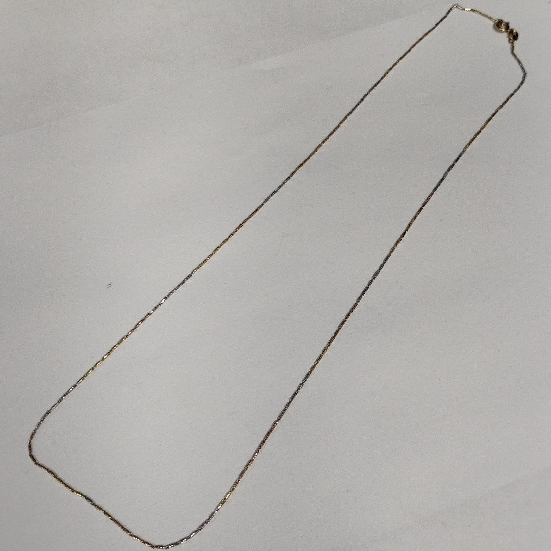 CADENA ORO,ORO BLANCO 10 K 2,40 GRMS (SEMINUEVO)