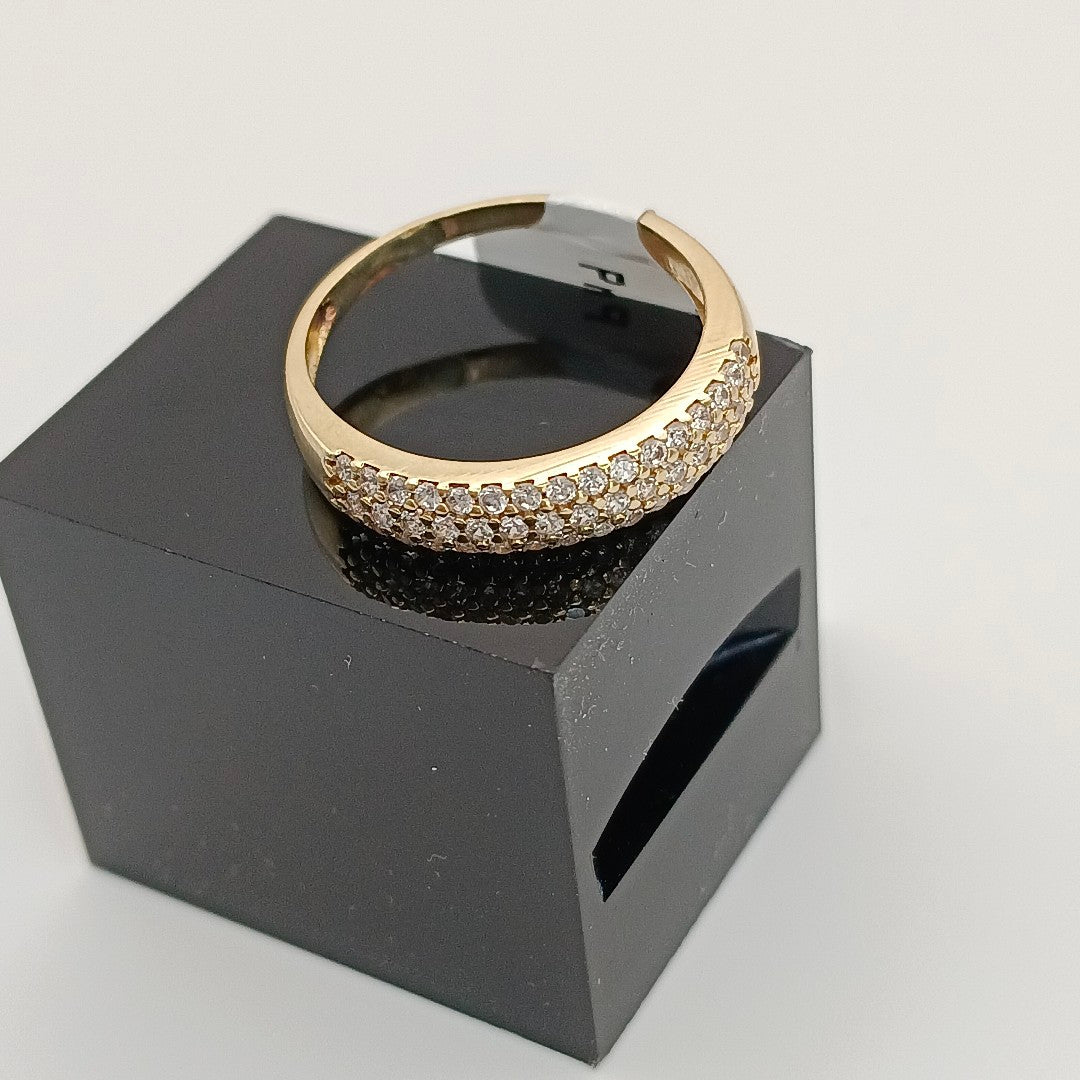 ANILLOS C/CIRCONIA ORO 10K TALLA 8 1.8 GR (NUEVO)