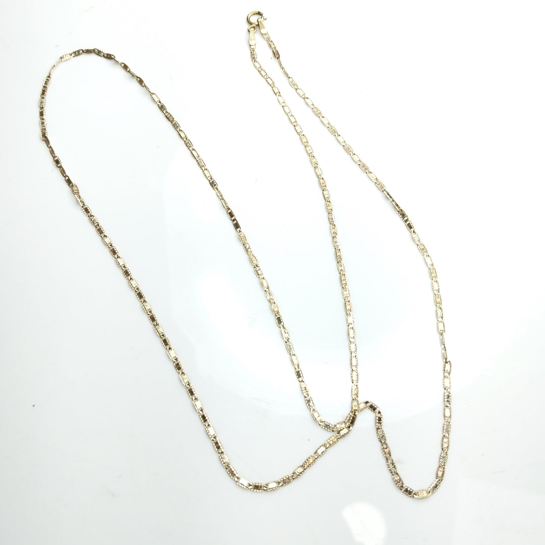 CADENA ORO 14 K 2,40 GRMS (SEMINUEVO)