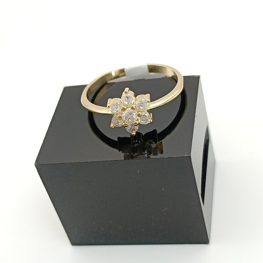 ANILLOS C/CIRCONIA ORO 10K TALLA 9 2 GR (NUEVO)