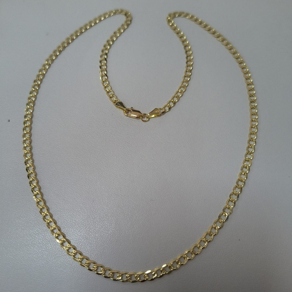 CADENAS BARBADA ORO 14K 55 CM 13.2 GR (NUEVO)