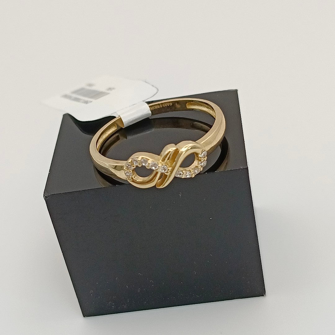 ANILLOS INFINITO ORO 10K TALLA 9 1.7 GR (NUEVO)
