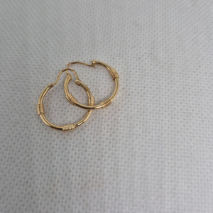 ARRACADAS PAR ORO 10 K 1,80 GRMS (SEMINUEVO)