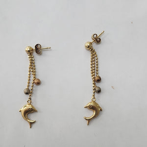 ARETES PAR ORO 14 K 2.2 GRMS (SEMINUEVO)