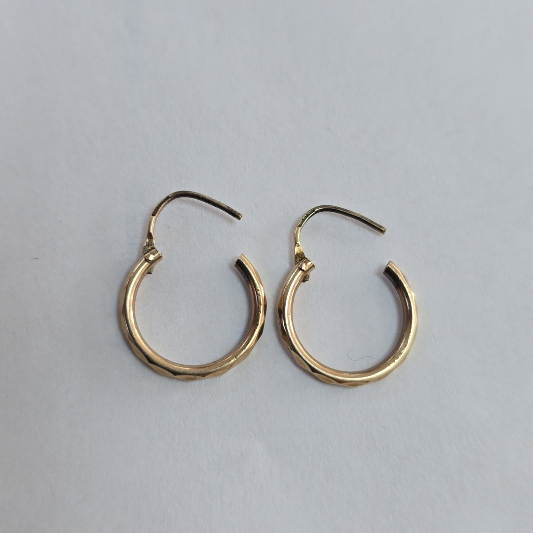 ARRACADAS PAR ORO 10 K 0.8 GRMS (SEMINUEVO)