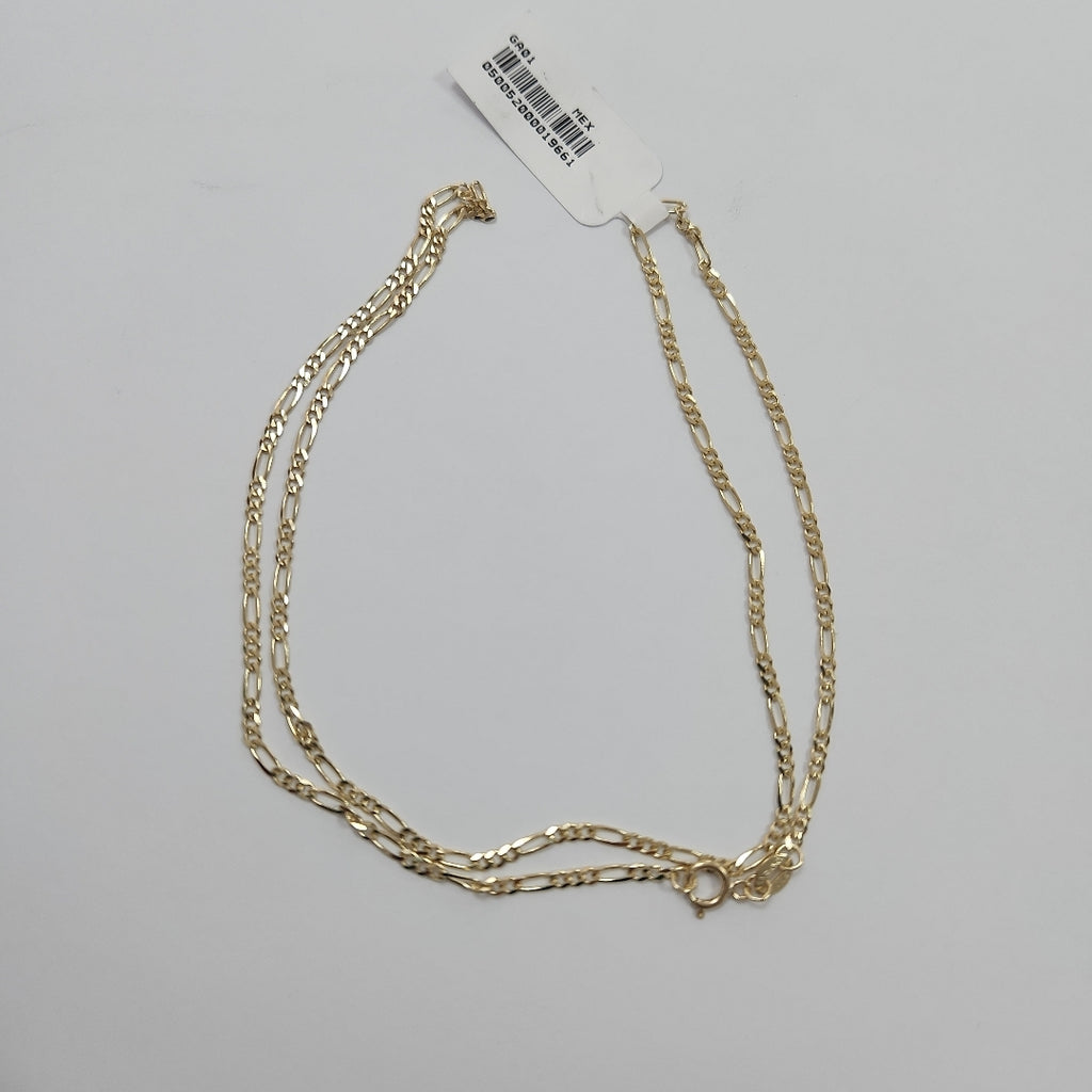 CADENAS TEJIDO 3X1 ORO 10K 50 CM 2.9 GR (NUEVO)