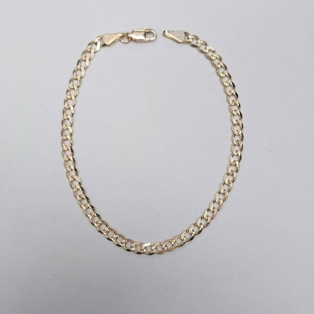 PULSERAS BARBADA ORO 14K 21 CM 5.2 GR (NUEVO)