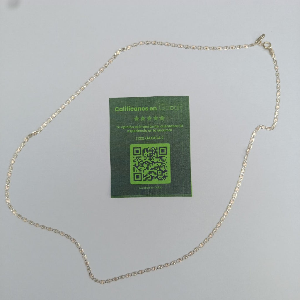 CADENAS TEJIDO GUCHI ORO 10K 55 CM 2.7 GR (NUEVO)