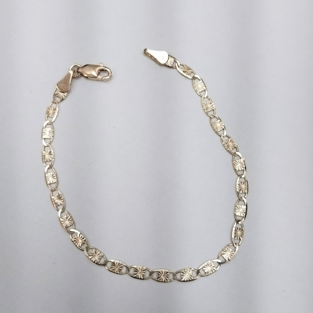 PULSERAS GUCHI ORO 14K 18 CM 2.9 GR (NUEVO)