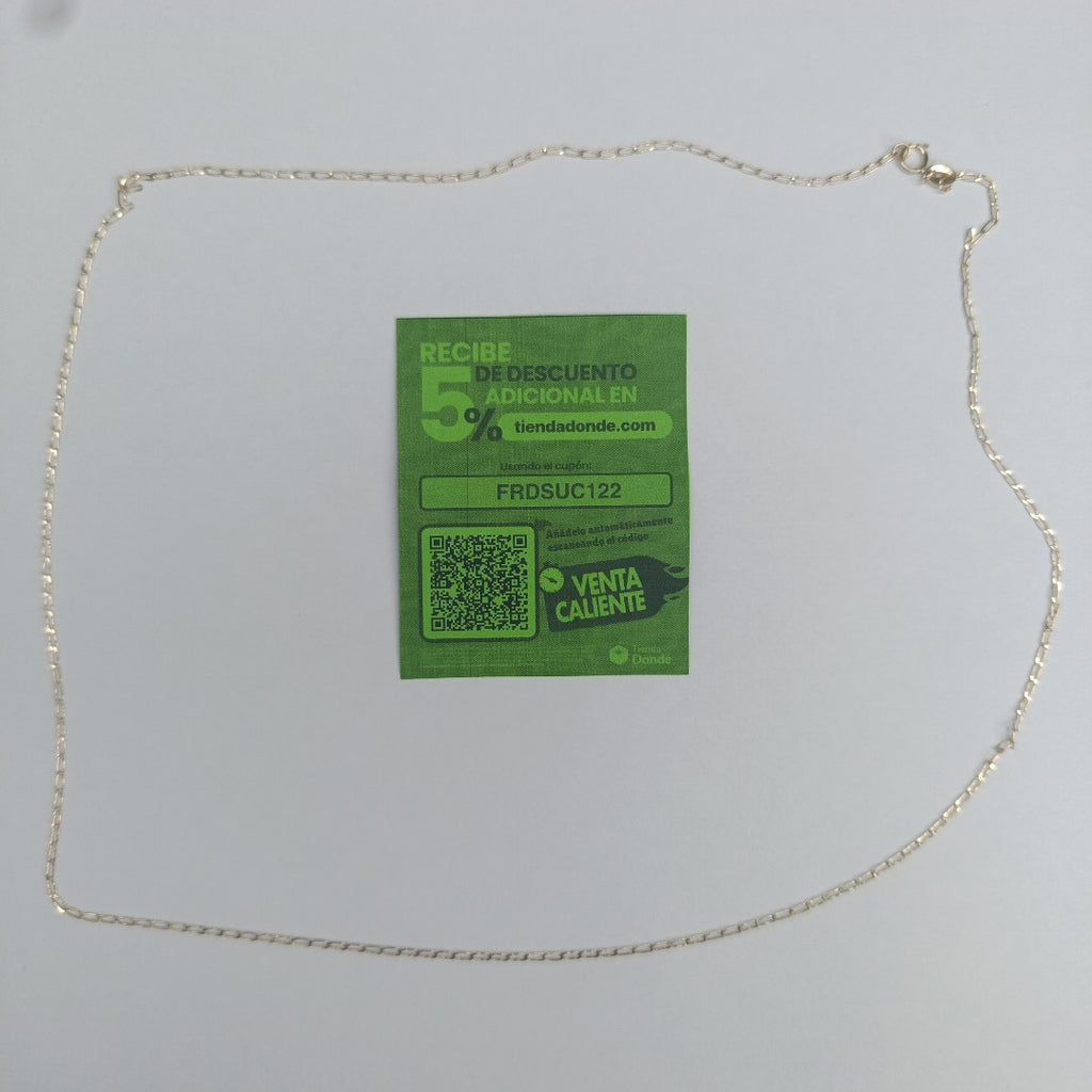CADENAS TEJIDO ESLABONES ORO 10K 60 CM 2 GR (NUEVO)