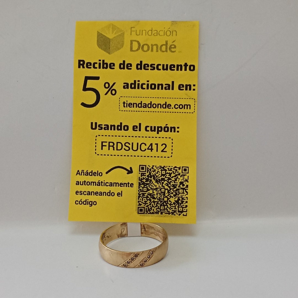ARGOLLA ORO 14 K 4 GRMS (SEMINUEVO)