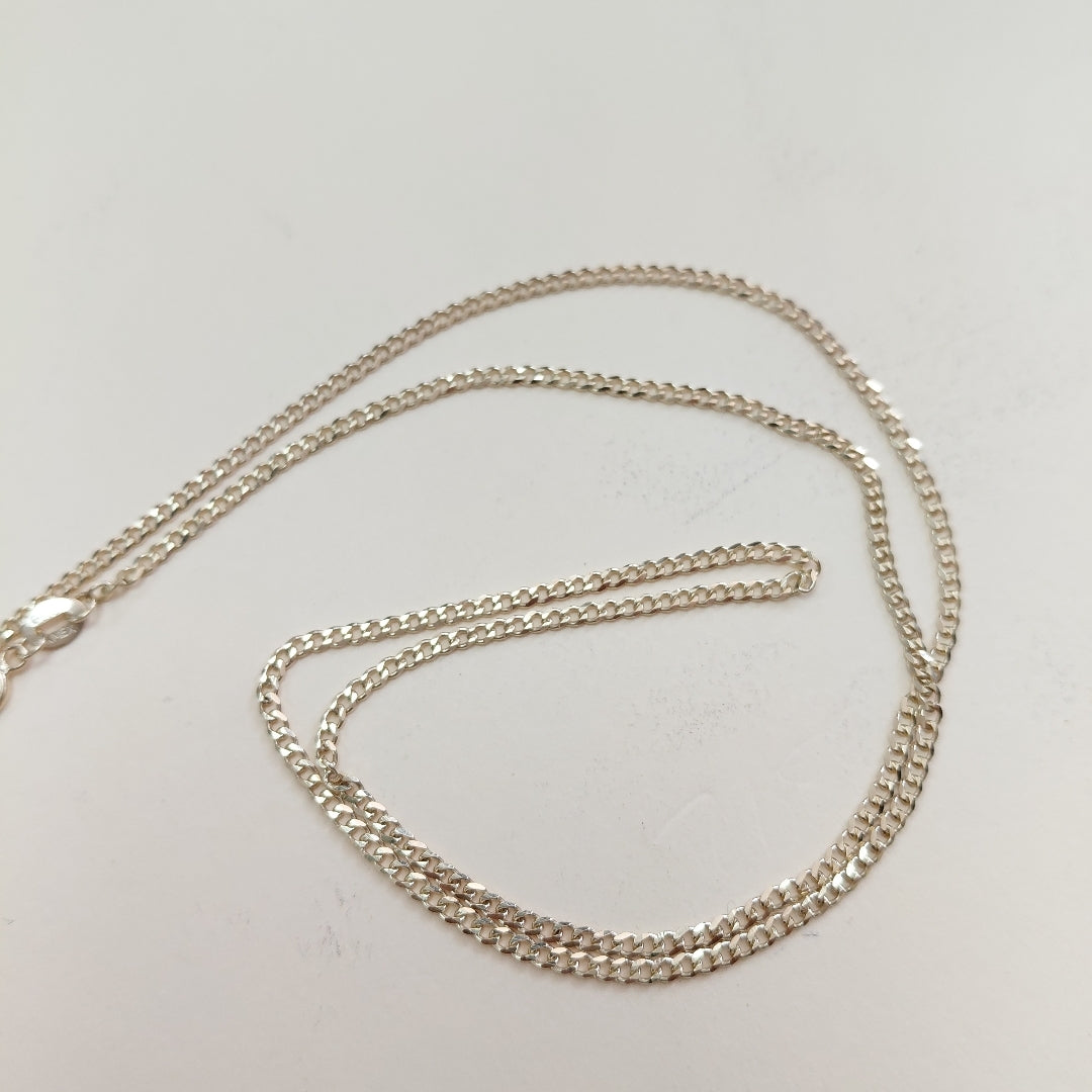 CADENAS TEJIDO BARBADA ORO 10K 50 CM 3.5 GR (NUEVO)