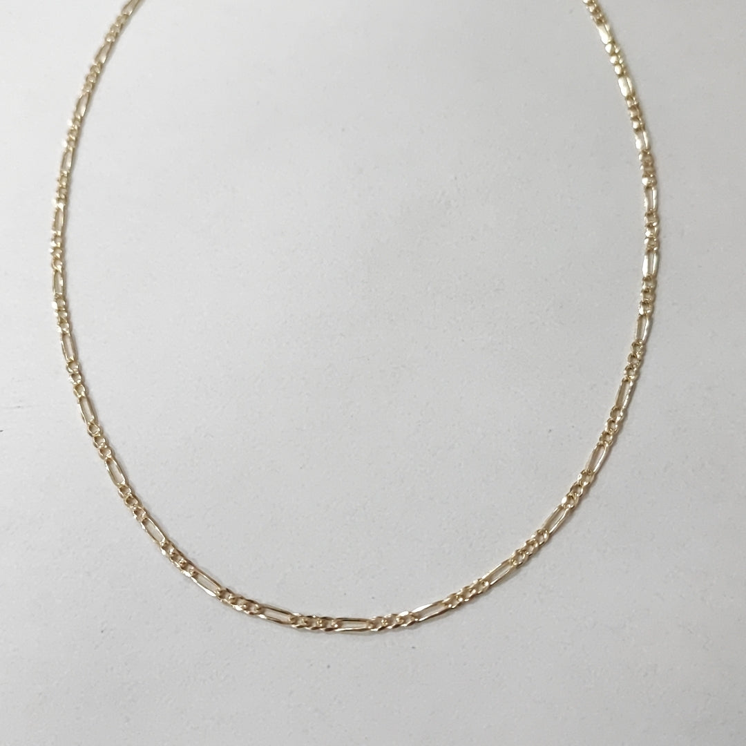 CADENAS 3X1 ORO 14K 55 CM 3.7 GR (NUEVO)