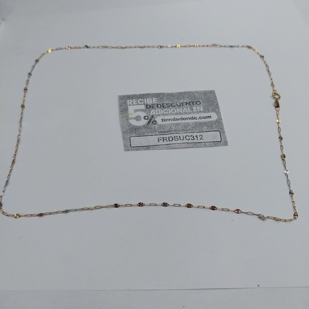 CADENA ORO 14 K 1.6 GRMS (SEMINUEVO)