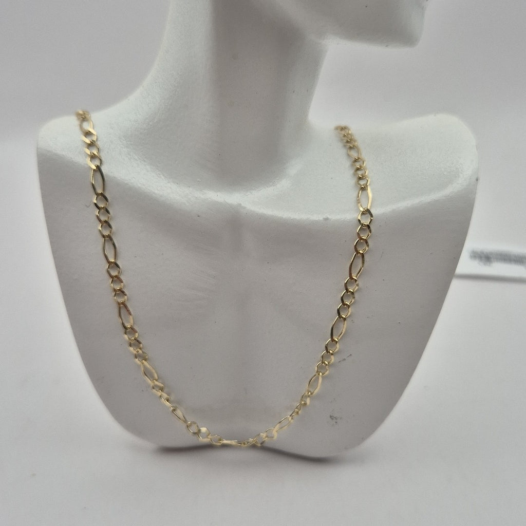 CADENAS TEJIDO 3X1 ORO 10K 60 CM 3.3 GR (NUEVO)