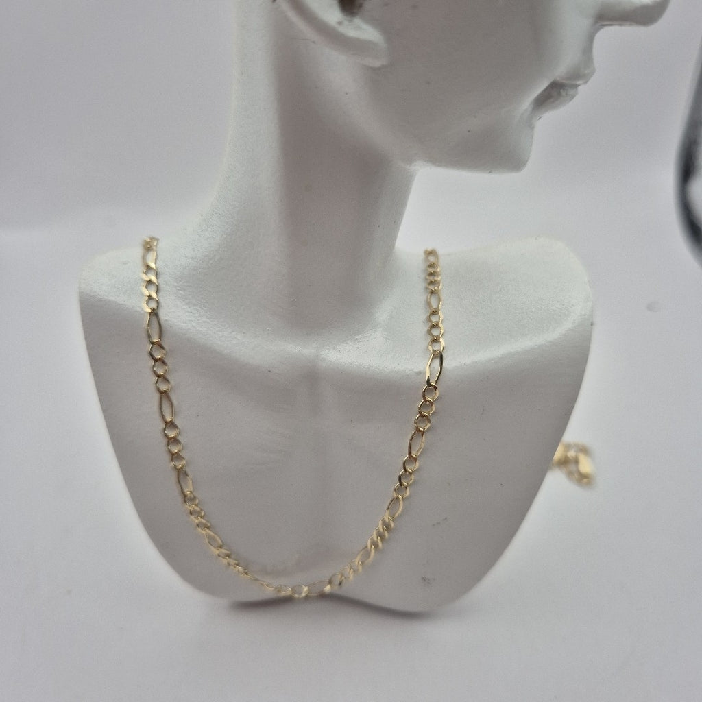 CADENAS TEJIDO 3X1 ORO 10K 50 CM 2.7 GR (NUEVO)
